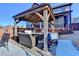 Charming gazebo featuring comfortable seating, perfect for outdoor relaxation and entertaining guests at 2640 Paddock Point Pl, Dacula, GA 30019