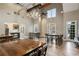 Inviting common room with tall ceilings, stylish lighting, and ample seating space for gatherings at 350 Newcastle Dr, Alpharetta, GA 30009