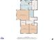 This layout exhibits all bedrooms, bathrooms and walk in closets on the home's second floor at 1316 Milstead Ave, Conyers, GA 30012