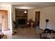 Bright living room featuring wood floors, a brick fireplace, and neutral paint colors at 754 Walnut Sw Cir, Marietta, GA 30060