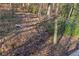 Scenic view of a wooded landscape, with a stream flowing through the undergrowth, adding to the natural beauty at 2070 Sweetgum Trl, Cumming, GA 30041