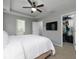 Main bedroom offering a closet and attached bathroom at 2296 Whiteoak Se Dr, Smyrna, GA 30080