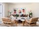 Inviting living room features hardwood floors, stylish decor, and ample natural light at 2722 Glenbriar Ne Dr, Atlanta, GA 30345