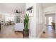 Bright open-concept living space with hardwood floors, modern decor and an eat-in kitchen at 2722 Glenbriar Ne Dr, Atlanta, GA 30345