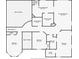 This is a detailed floor plan displaying the layout of the house's second floor at 1368 Fall River Dr, Conyers, GA 30013