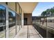 Wide balcony with metal railings and floor-to-ceiling windows, offering great views at 3400 Malone Dr # 110, Atlanta, GA 30341