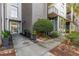 Well-maintained condo entrance with landscaping and clear signage at 3400 Malone Dr # 110, Atlanta, GA 30341