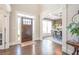 Stunning foyer showcasing hardwood floors and a view into the dining room at 513 Beecham Dr, Smyrna, GA 30082