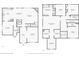 Floor plans showing layout of the first and second floors, the location of all rooms and their dimensions at 1811 Penny Nw Ln, Lawrenceville, GA 30043