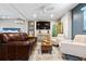 Relaxing living room with neutral tones, comfortable seating, and modern art at 4323 E Durham Cir, Stone Mountain, GA 30083