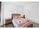 Cozy bedroom featuring a rustic wooden headboard and bear-themed bedding, complemented by matching nightstands at 441 Pumpkinvine Rd, Acworth, GA 30101