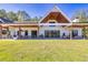 Beautiful modern farmhouse with a spacious lawn and covered back porch at 441 Pumpkinvine Rd, Acworth, GA 30101