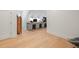 This office features hardwood floors, a large desk area, and great lighting at 441 Pumpkinvine Rd, Acworth, GA 30101