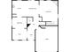 Layout of the ground floor with kitchen, living room, dining area and garage at 412 Pine Log Ct, Canton, GA 30115