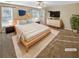 Staged main bedroom with a large window, plush carpet, and ample natural light at 412 Pine Log Ct, Canton, GA 30115