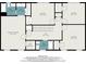Second-floor floor plan featuring primary and other bedrooms, baths, and walk-in closet at 2982 Huntshire Pl, Atlanta, GA 30340