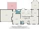 Detailed first-floor floor plan showcasing layout with garage, living, and dining areas at 2982 Huntshire Pl, Atlanta, GA 30340