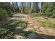 Inviting backyard with stone patio and firepit, set among lush green foliage and trees at 185 E Wesley Ne Rd, Atlanta, GA 30305