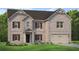 Charming two-story brick home with a well-manicured lawn and a two-car garage at 428 Hatcher Ct, Hampton, GA 30228