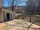 Spacious wooden deck with access to the backyard at 5685 Mccoy Nw Rd, Acworth, GA 30101