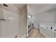 Bathroom with a shower, double vanity, garden tub at 1083 Stoney Creek Ln, Austell, GA 30168
