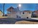 Exterior features covered porch and a sunny backyard at 1083 Stoney Creek Ln, Austell, GA 30168