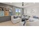Bright bonus room featuring neutral walls, recessed lighting, and stylish decor at 137 Compass Rd, Hampton, GA 30228