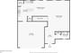 Detailed first floor plan highlighting the kitchen, Gathering room, garage and entry way at 382 Daffodil Dr, Temple, GA 30179