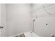 Convenient laundry room featuring shelving and utility hookups at 382 Daffodil Dr, Temple, GA 30179