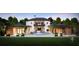 Stunning home exterior showcasing a private pool and a spacious outdoor patio area for entertaining at 4510 Muskogee Ct, Cumming, GA 30040