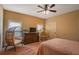 Cozy bedroom with unique hanging chairs and a comfortable bed at 7347 Moss Stone Dr, Conyers, GA 30094