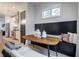 Dining area featuring a herringbone table design and a built in dining nook bench at 2323 Mason Dr # D21, Atlanta, GA 30316