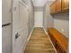 Functional mud room with built-in storage and hooks at 4913 Sydney Ln, Marietta, GA 30066