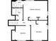 Second floor floor plan includes two bathrooms and three bedrooms including the primary at 7648 Mount Zion Blvd, Jonesboro, GA 30236