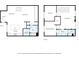 Floor plan featuring first and second story layouts with kitchen, bath, and bedrooms at 834 Dekalb Ne Ave # D, Atlanta, GA 30307