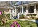 Lovely brick home featuring a blue front door, well-kept lawn, and mature azaleas at 1716 N Springs Dr, Atlanta, GA 30338