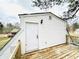 Outdoor deck with a door leading to the interior, offering space for relaxation at 3110 Pope Rd, Douglasville, GA 30135