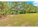 Expansive grassy yard with trees and foliage in the background at 9180 Shiloh Dr, Villa Rica, GA 30180