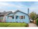 Charming blue two-story home with well-manicured lawn and inviting front porch at 1453 Hartford Sw Ave, Atlanta, GA 30310