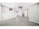 Basement room with gray wood-look flooring, recessed lighting, and white wainscoting at 1039 Ashfern Walk, Woodstock, GA 30189