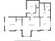 Floorplan with living room, dining room, kitchen, laundry and bathrooms at 1039 Ashfern Walk, Woodstock, GA 30189