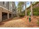 Landscaped exterior walkway leading to garage at 4100 Paces Se Walk # 2205, Atlanta, GA 30339