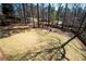 Spacious backyard with lush grass, mature trees, and seating area, ideal for relaxation at 5383 Fawn Meadow Ln, Powder Springs, GA 30127