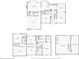 Detailed floor plan of the home's layout, showcasing room dimensions and overall design across multiple floors at 828 Guinevere Sw Way, Lilburn, GA 30047