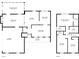 Complete floor plan, floors 1 and 2, detailing room dimensions and overall home layout at 1438 Ridgeland Sw Ct, Lilburn, GA 30047