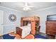 Comfortable bedroom featuring a unique bunk bed design, hardwood floors, a ceiling fan, and a cozy atmosphere at 5500 Georgetown Sw Trce, Lilburn, GA 30047