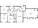 Upstairs floor plan featuring bedrooms, bathrooms, laundry, and walk-in closets at 5500 Georgetown Sw Trce, Lilburn, GA 30047