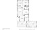 Detailed floorplan showcasing the layout of the home, including bedrooms, living spaces, and carport at 3588 Swallow Ln, Decatur, GA 30032