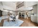 Open floorplan dining room with view of the kitchen and Gathering room at 111 Carter Ln, Canton, GA 30115