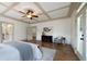 Well appointed main bedroom with neutral walls and tray ceiling detail at 111 Carter Ln, Canton, GA 30115